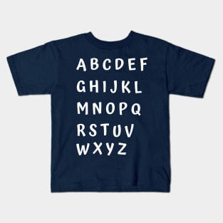 funny alphabet wall Kids T-Shirt